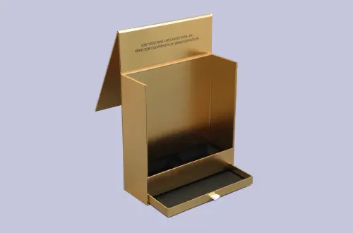 Mini fragrance packaging alternate view