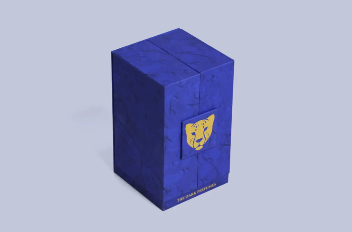 Perfume packaging with custom insert