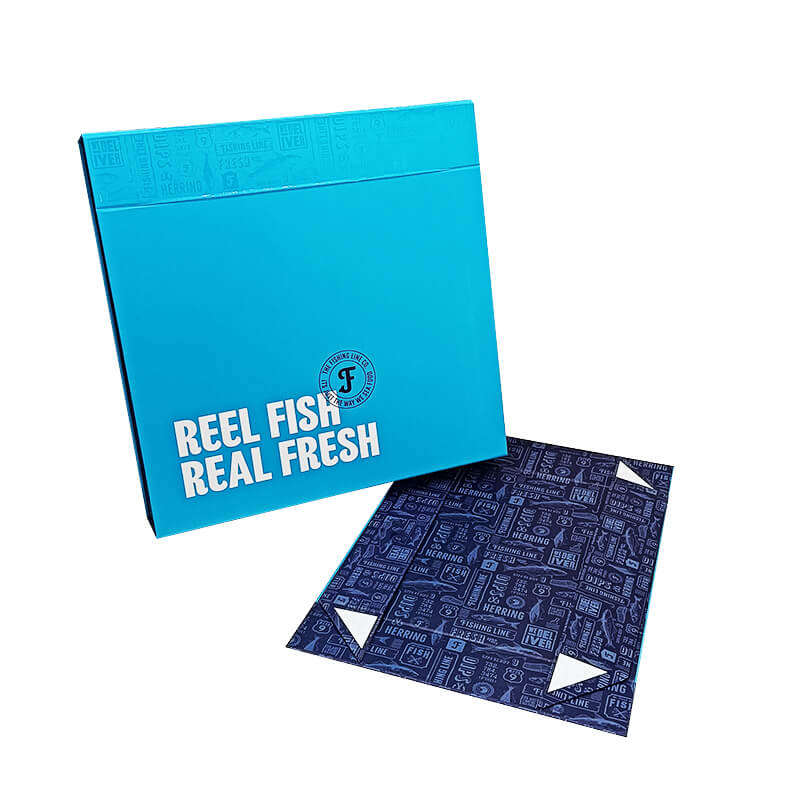 Alternate view of custom magnetic foldable retail box