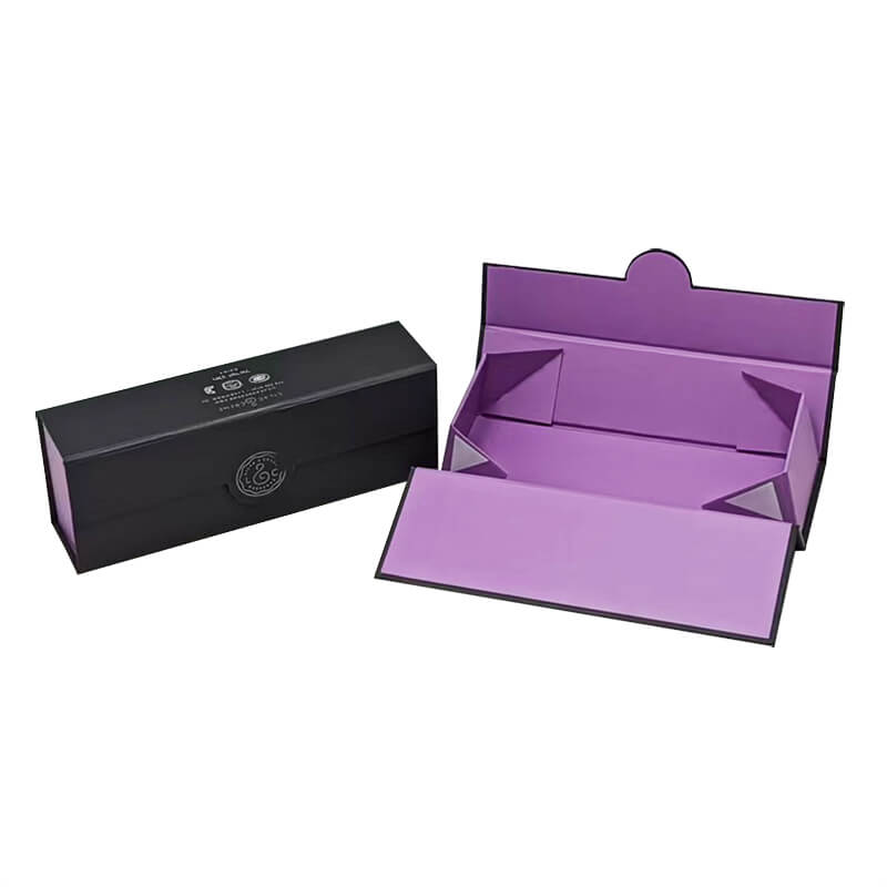 Alternate view of luxury collapsible magnetic packaging box