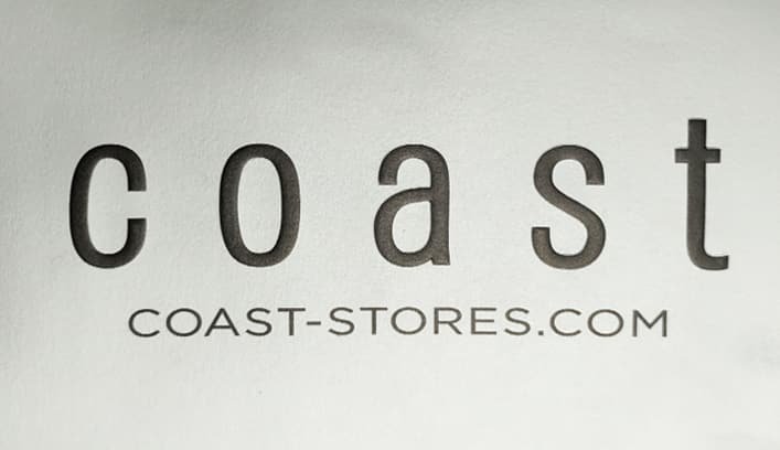 Blind embossing finish